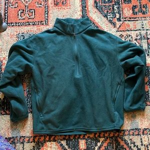 lululemon fleece sweatshirt jade